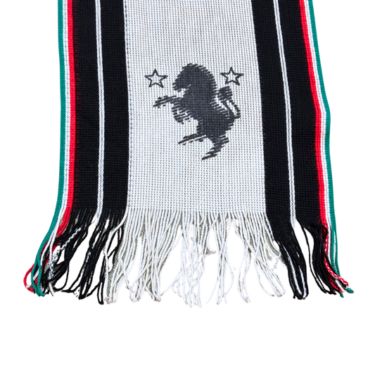 Bufanda de fútbol vintage Juventus serigrafiada Forza Juve