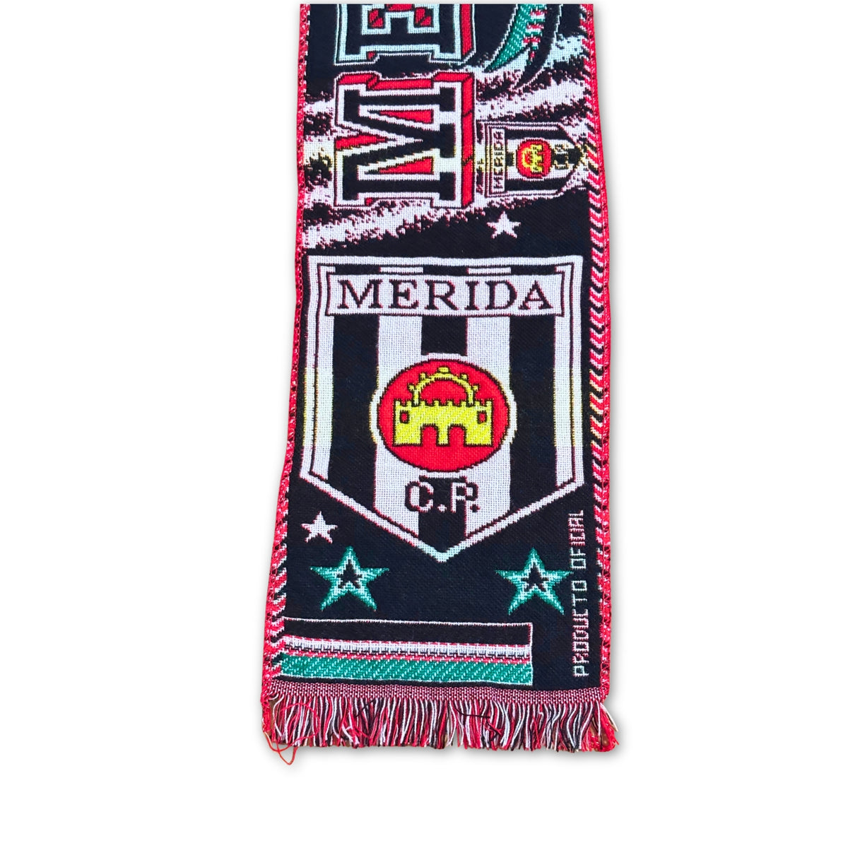 Bufanda de fútbol vintage CP Mérida años 90