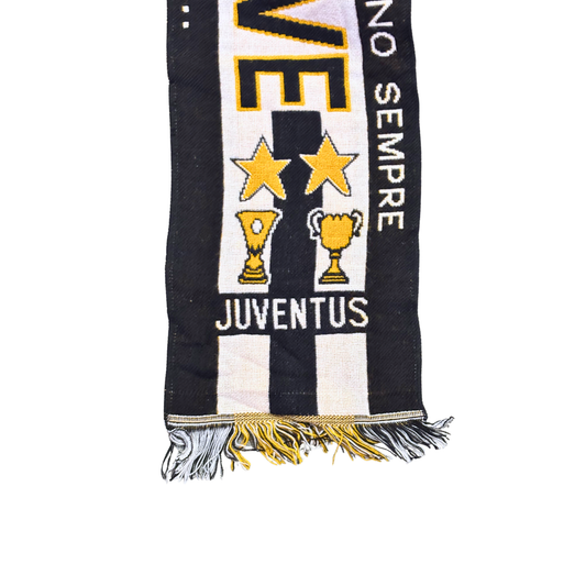 Bufanda de fútbol vintage Juventus vinci per noi años 90