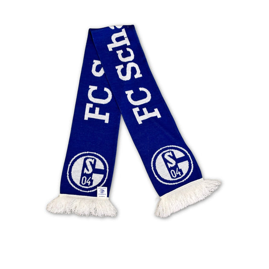 Bufanda de fútbol oficial FC Schalke 04 azul clásica