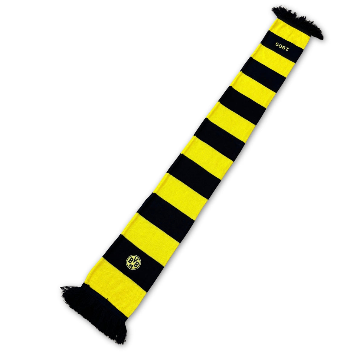 Bufanda de fútbol Borussia Dortmund franjas amarillas y negras 1909