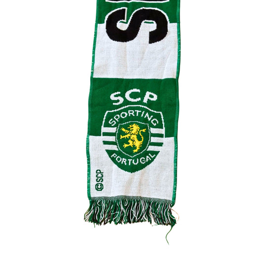 Bufanda Sporting CP - Oficial Franjas Verde Blanco