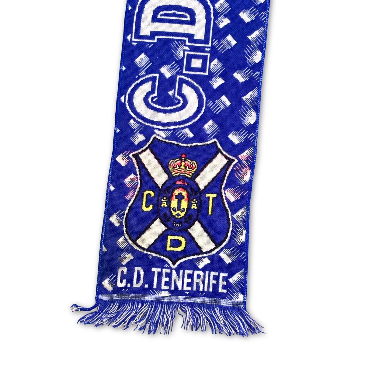 Bufanda de fútbol vintage CD Tenerife forza chicha