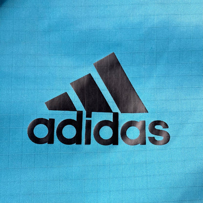Chaqueta de fútbol impermeable Real Madrid 2017-2018 Adidas turquesa