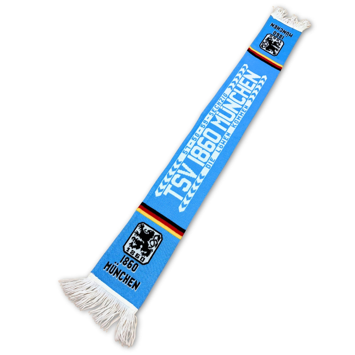 Bufanda 1860 Munich celeste vintage