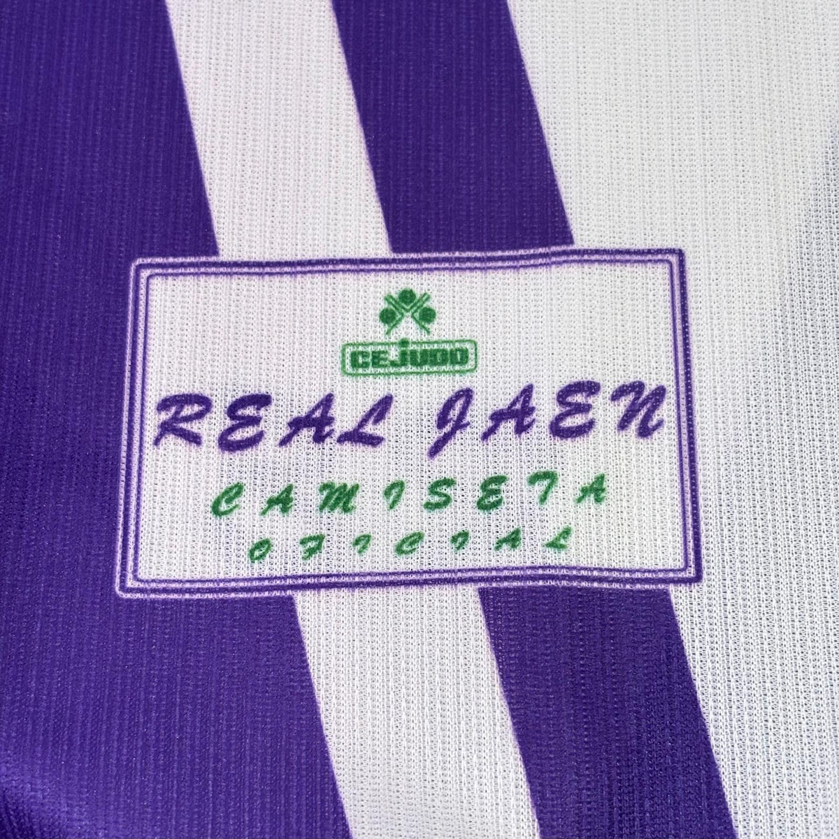 Camiseta de fútbol vintage Real Jaén 2001-2002 local Cejudo