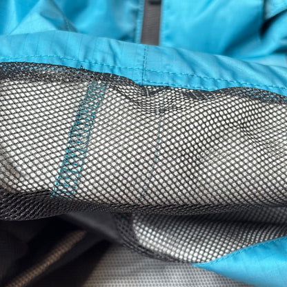 Chaqueta de fútbol impermeable Real Madrid 2017-2018 Adidas turquesa