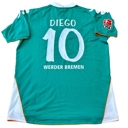 Werder Bremen 2007-2008 Local - 10 Diego Ribas - XXL