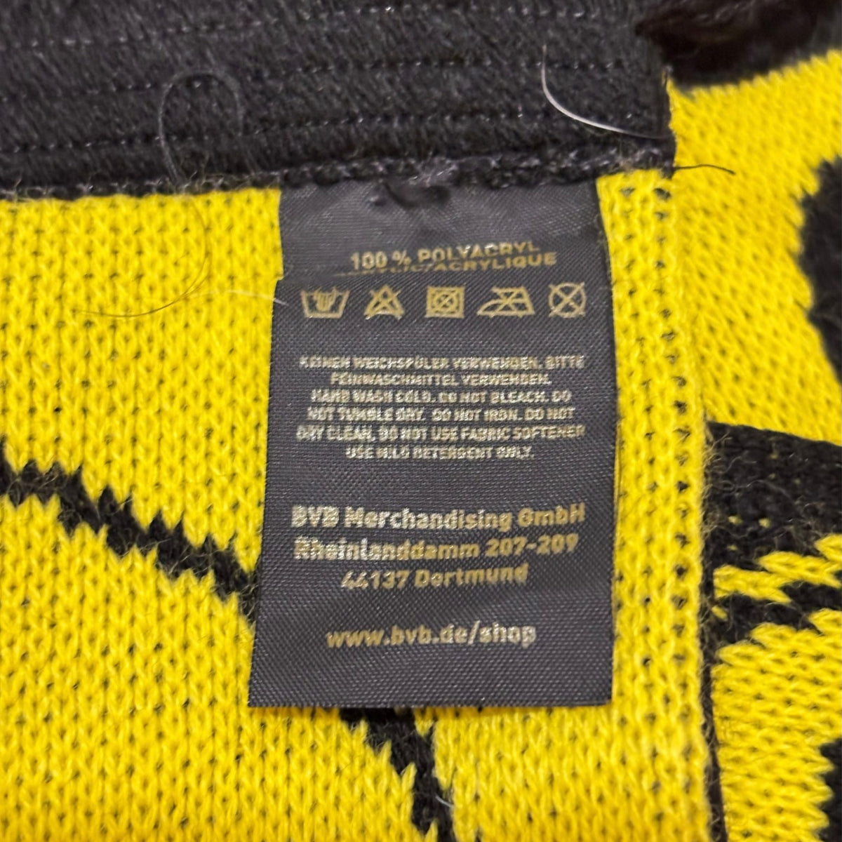 Bufanda Borussia Dortmund - Reversible