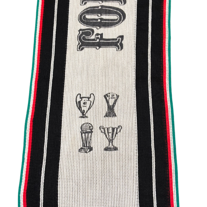 Bufanda de fútbol vintage Juventus serigrafiada Forza Juve