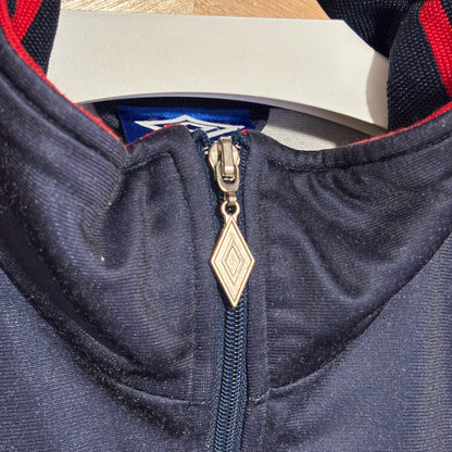 Chaqueta de fútbol vintage Sevilla FC 1995-1996 Umbro azul marino