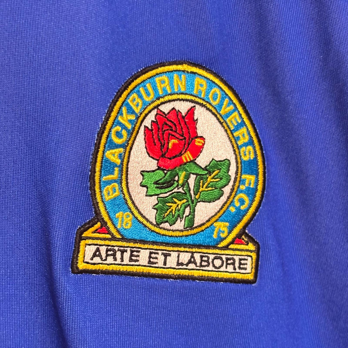 Camiseta Blackburn Rovers Umbro 2007 2008 Local Azul Blanco