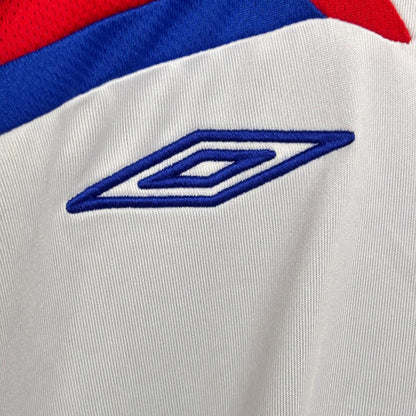 Camiseta Blackburn Rovers Umbro 2007 2008 Local Azul Blanco
