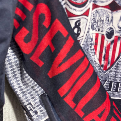 Chaqueta de fútbol vintage Sevilla FC 1995-1996 Umbro azul marino