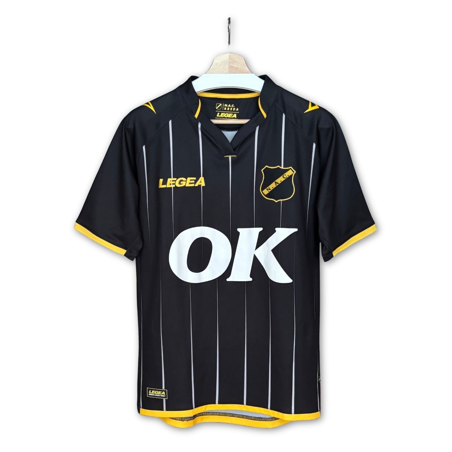 NAC Breda 2019 2020 Legea Away Jersey Football Shirt Voetblashirt black