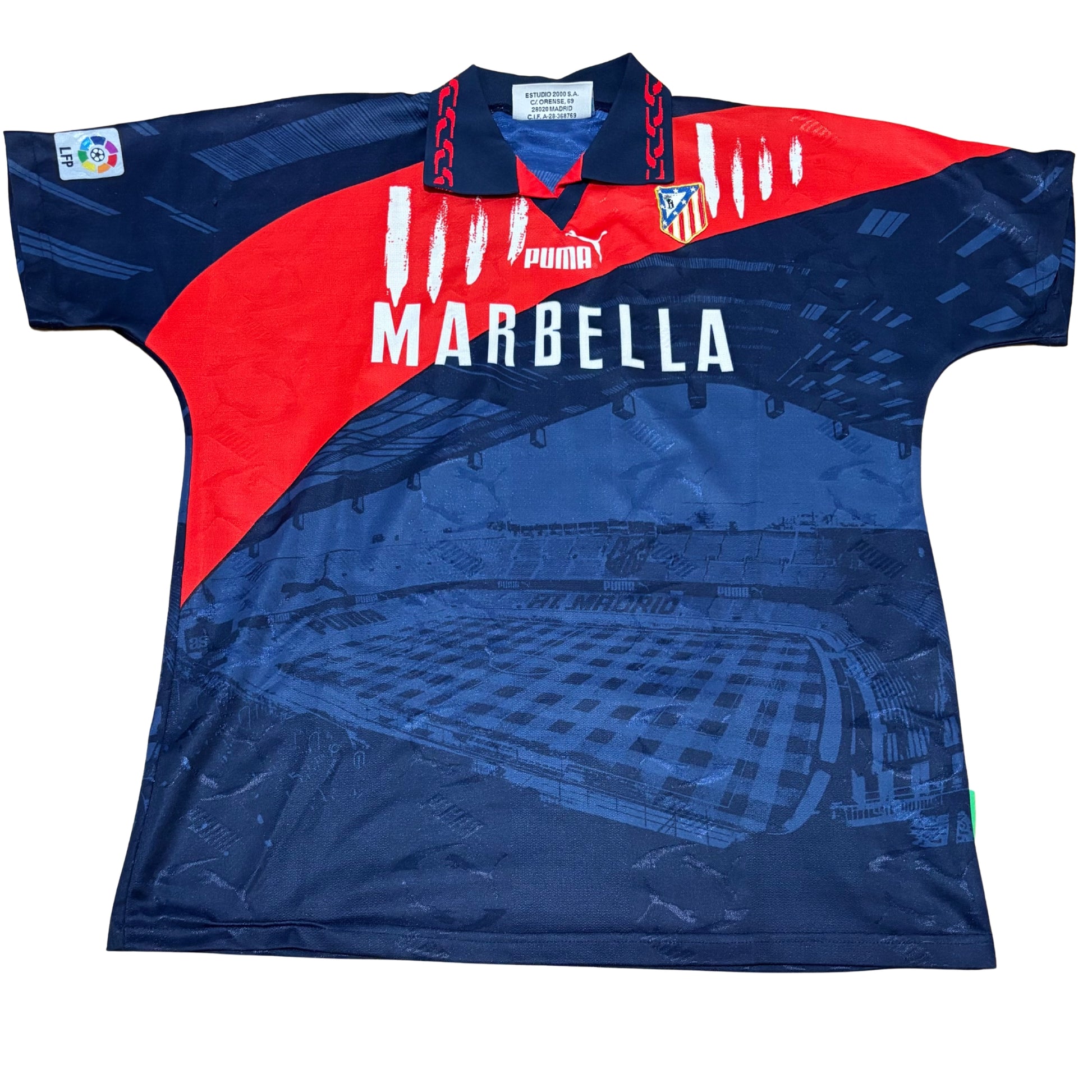 atletico atlético atleti madrid puma 1995 1996 away jersey camiseta segunda equipación visitante