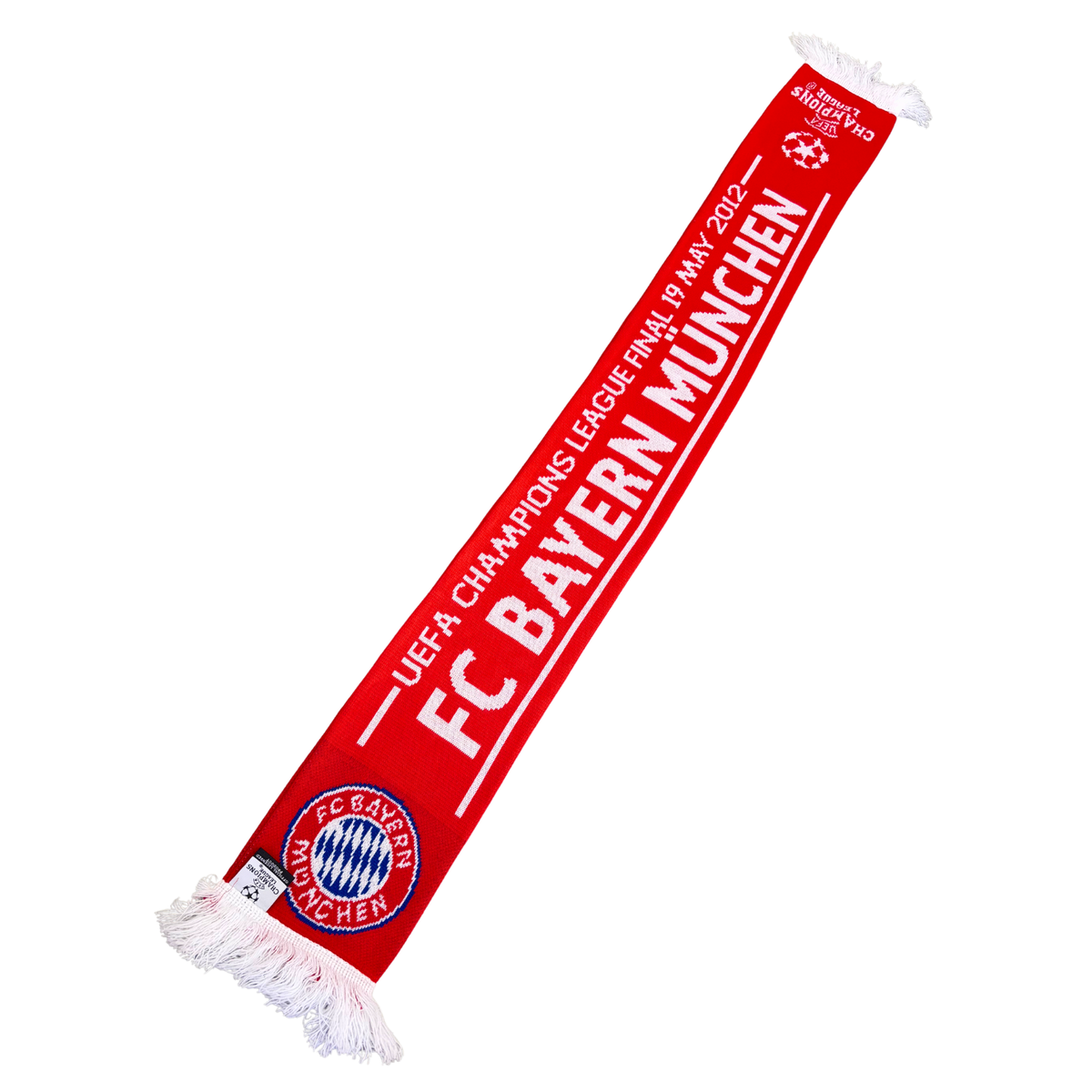 Bufanda de fútbol oficial Bayern Múnich final Champions League 2012