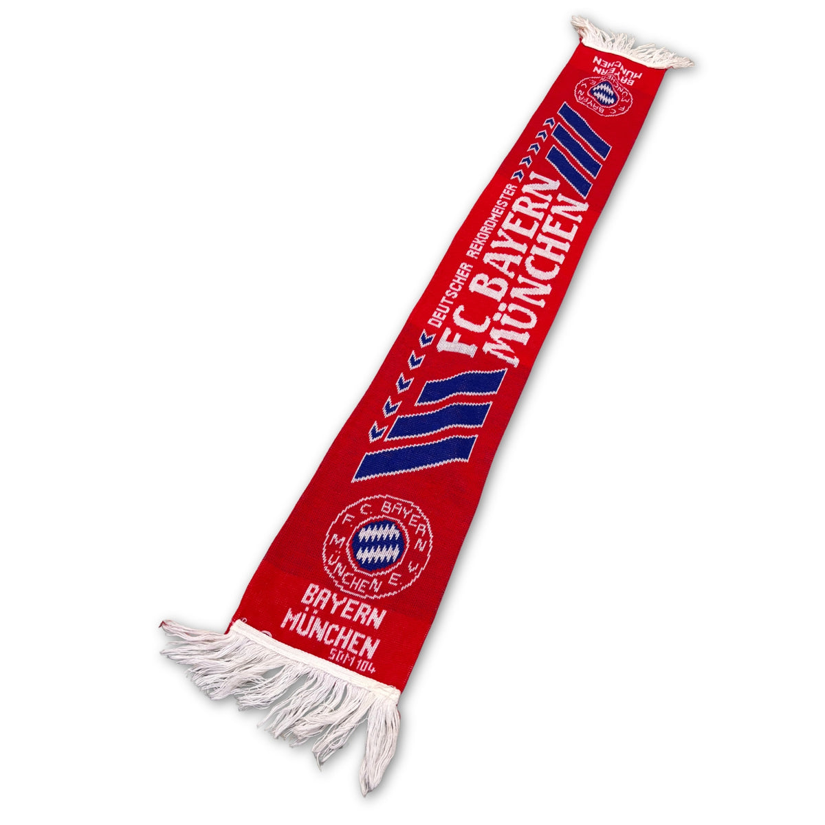 Bufanda de fútbol vintage Bayern Múnich Deutscher Rekordmeister