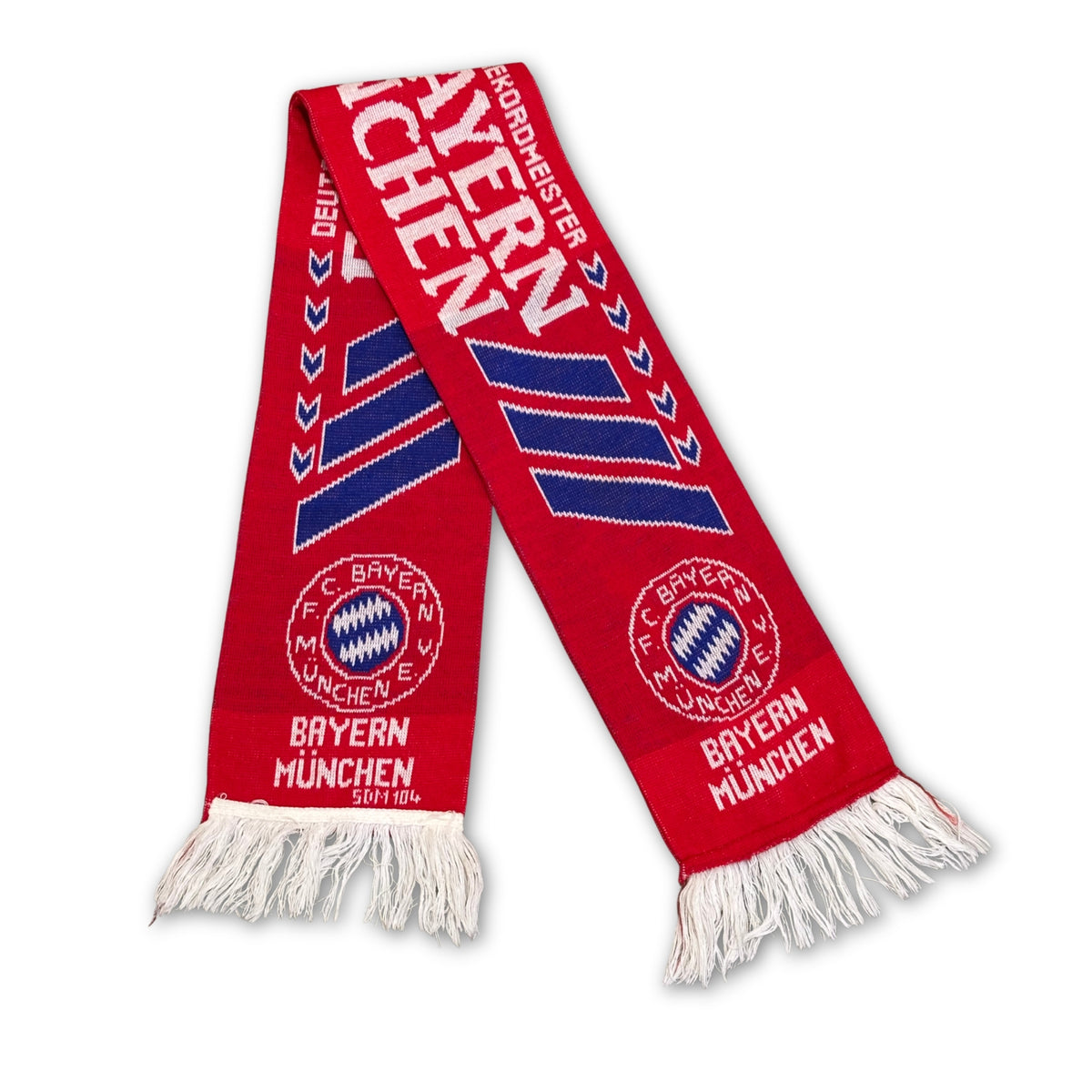 Bufanda de fútbol vintage Bayern Múnich Deutscher Rekordmeister