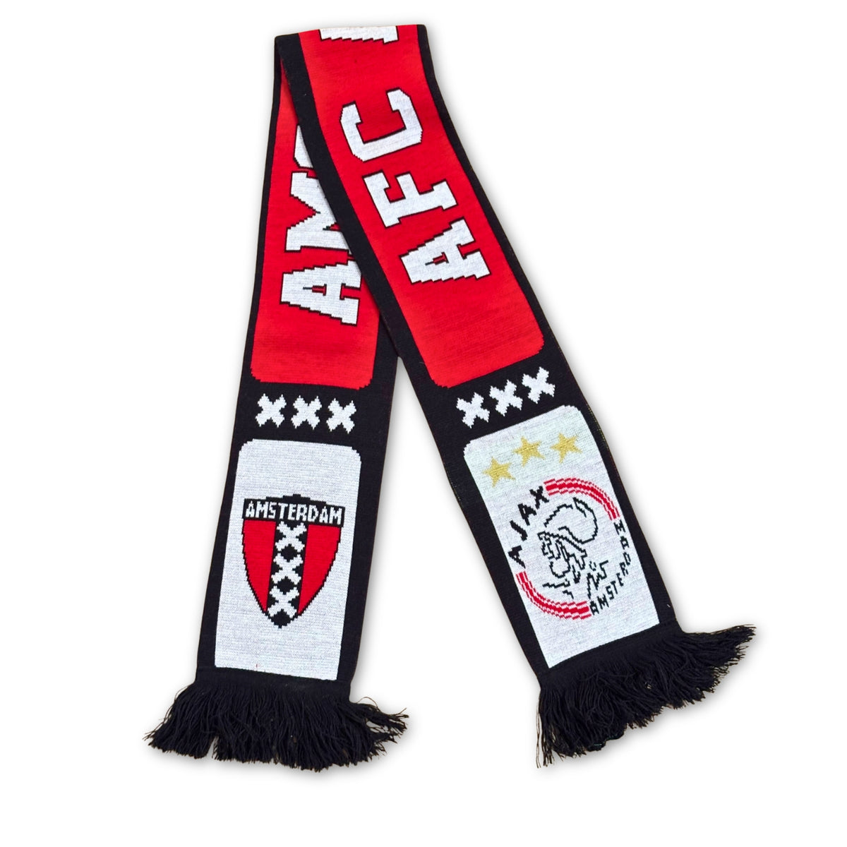 Bufanda de fútbol AFC Ajax Ámsterdam negra