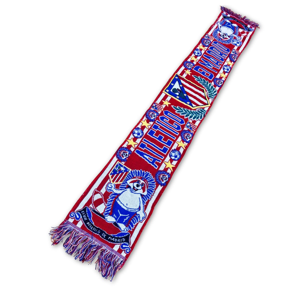 Bufanda de fútbol vintage Atlético de Madrid Indy años 90
