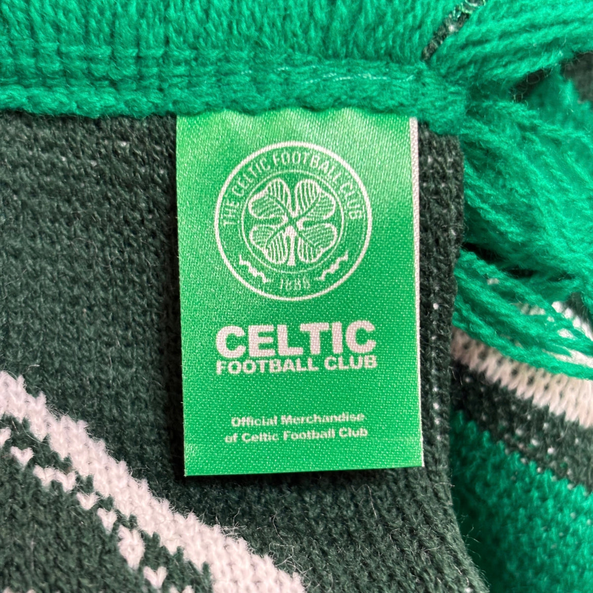 Bufanda de fútbol oficial Celtic FC 1888 verde