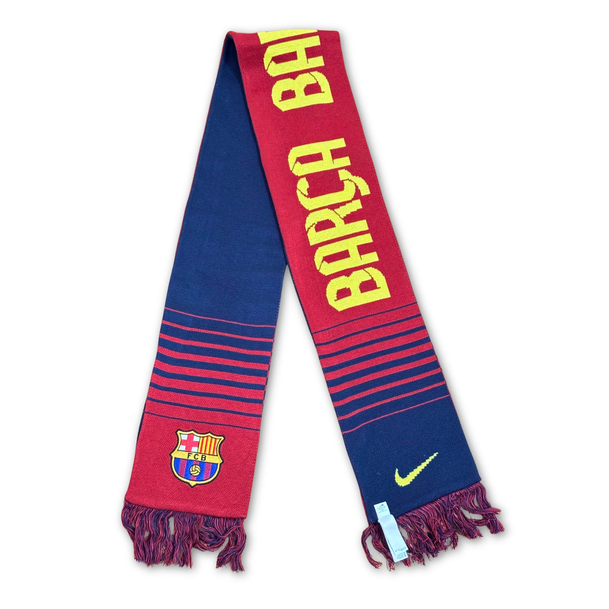 Bufanda de fútbol oficial FC Barcelona Nike granate