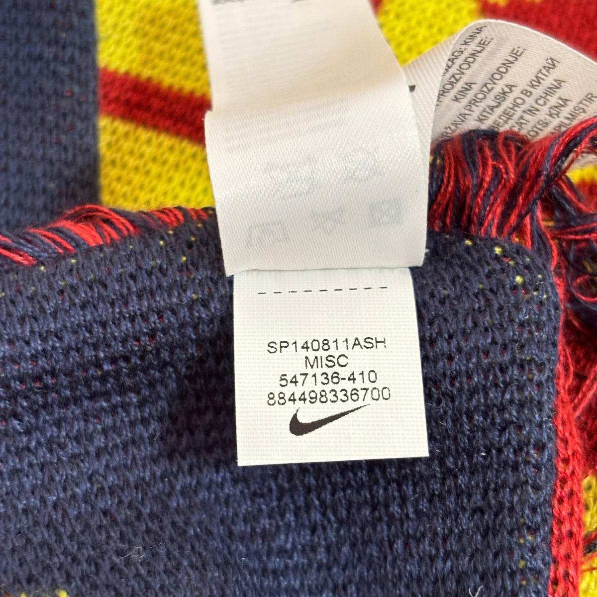 Bufanda de fútbol oficial FC Barcelona Nike granate
