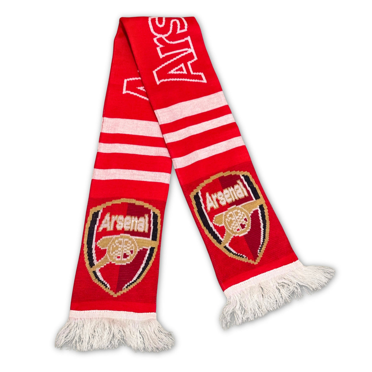 Bufanda de fútbol oficial Arsenal FC roja