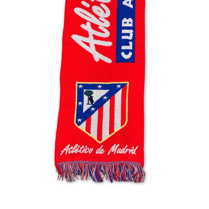 Bufanda de fútbol Atlético de Madrid escudo antiguo roja