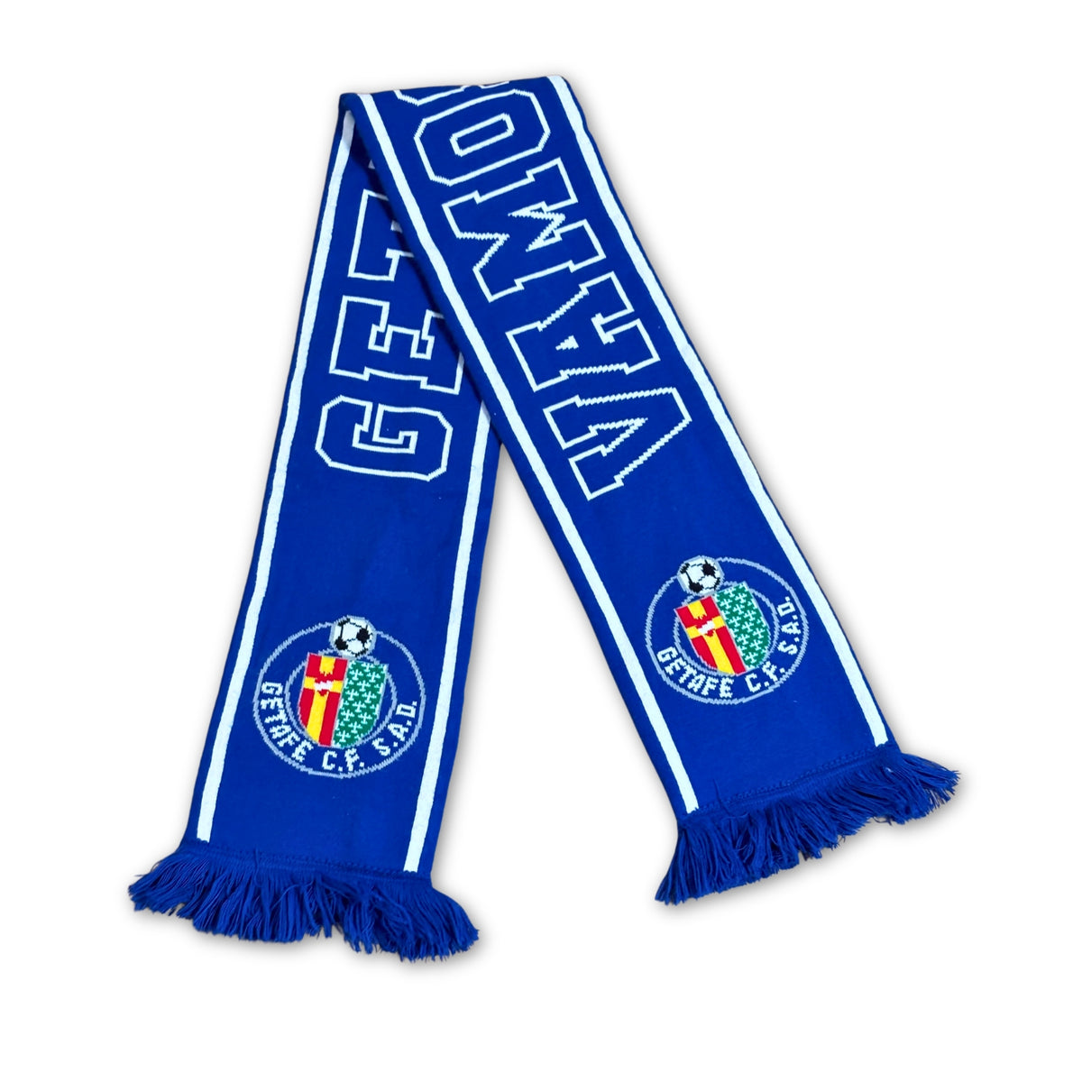 Bufanda de fútbol oficial Getafe CF Vamos Geta azul