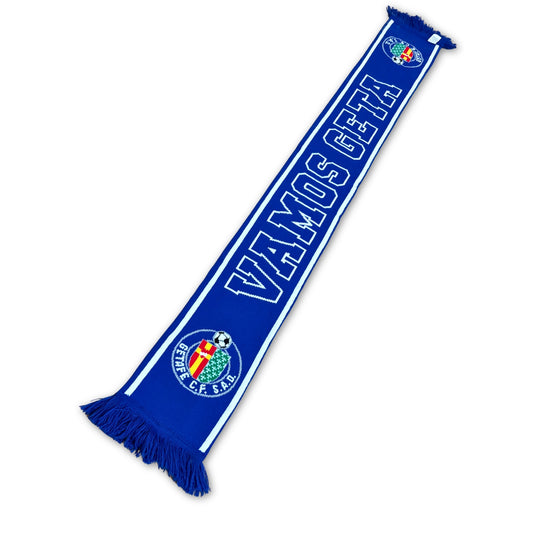 Bufanda de fútbol oficial Getafe CF Vamos Geta azul