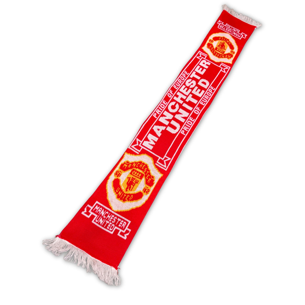 Bufanda de fútbol Manchester United Pride of Europe roja