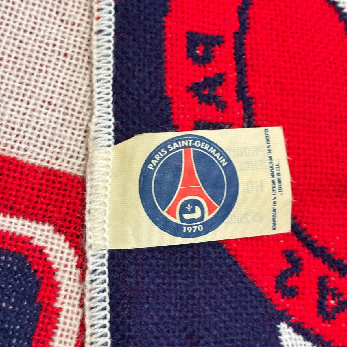 Bufanda de fútbol oficial Paris Saint-Germain azul marino