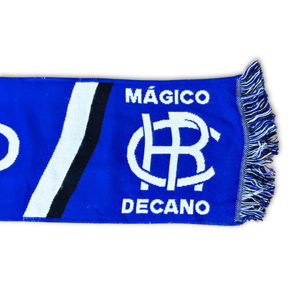 Bufanda de fútbol Recreativo de Huelva Mágico Decano azul