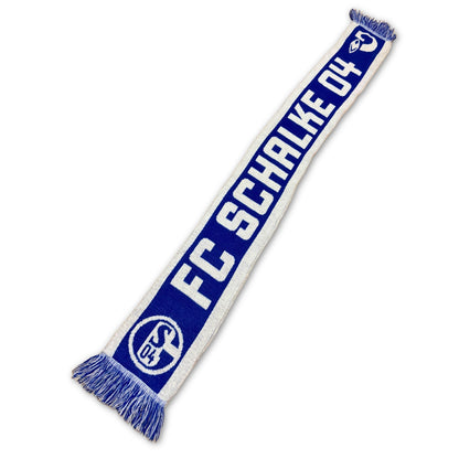 Bufanda de fútbol FC Schalke 04 Glück Auf azul