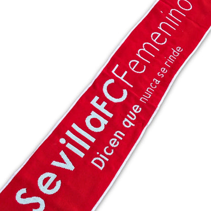 Bufanda de fútbol oficial Sevilla FC Femenino roja