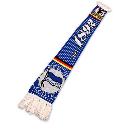 Bufanda de fútbol Hertha BSC Since 1892 azul