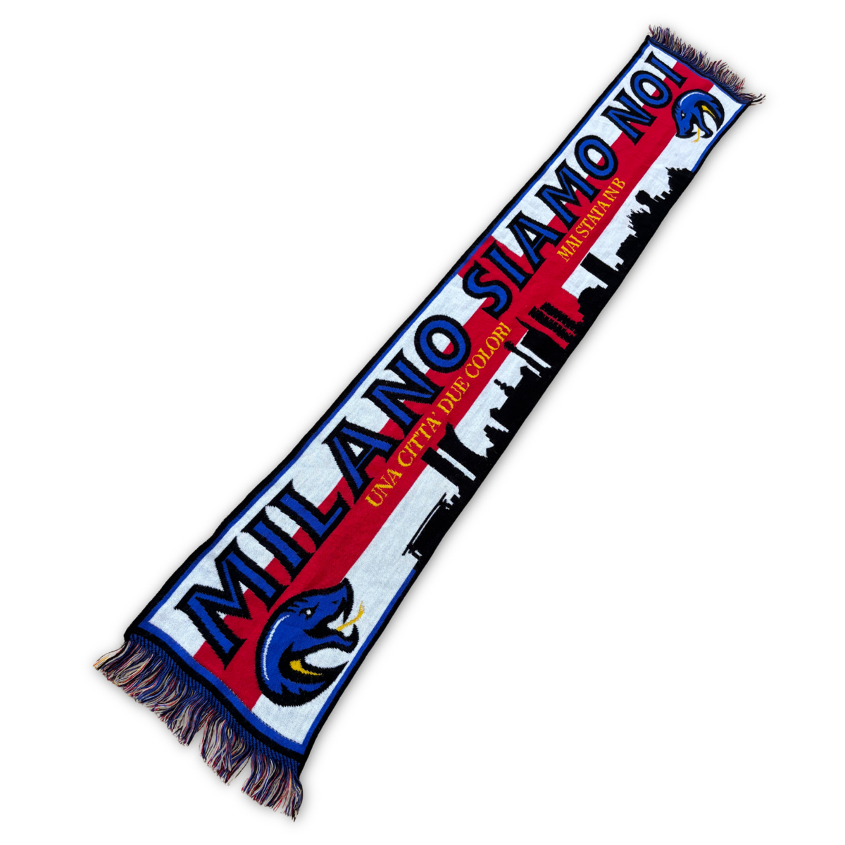 Bufanda de fútbol Inter de Milán Milano siamo noi