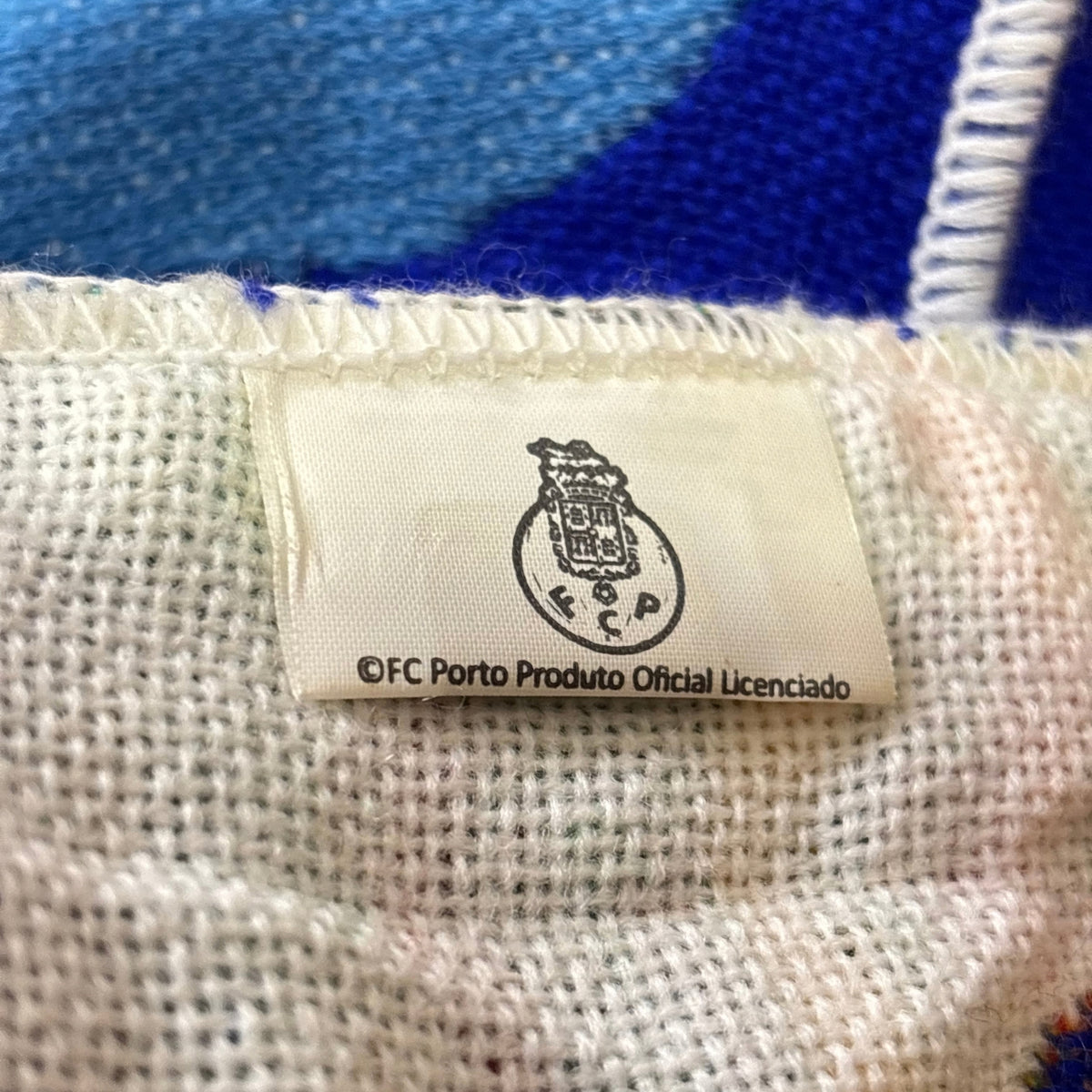 Bufanda de fútbol vintage FC Porto 1893 azul