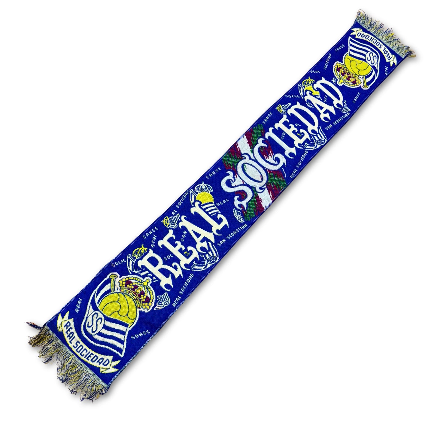 bufanda real sociedad san sebastian donostia vintage