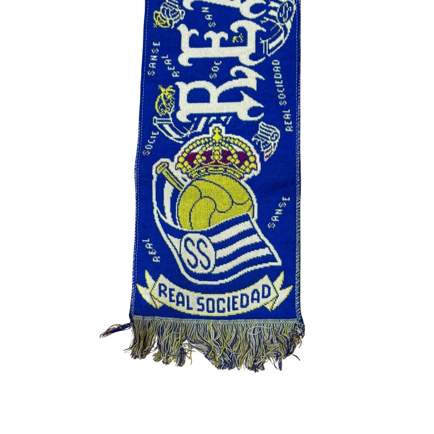 bufanda real sociedad san sebastian donostia vintage