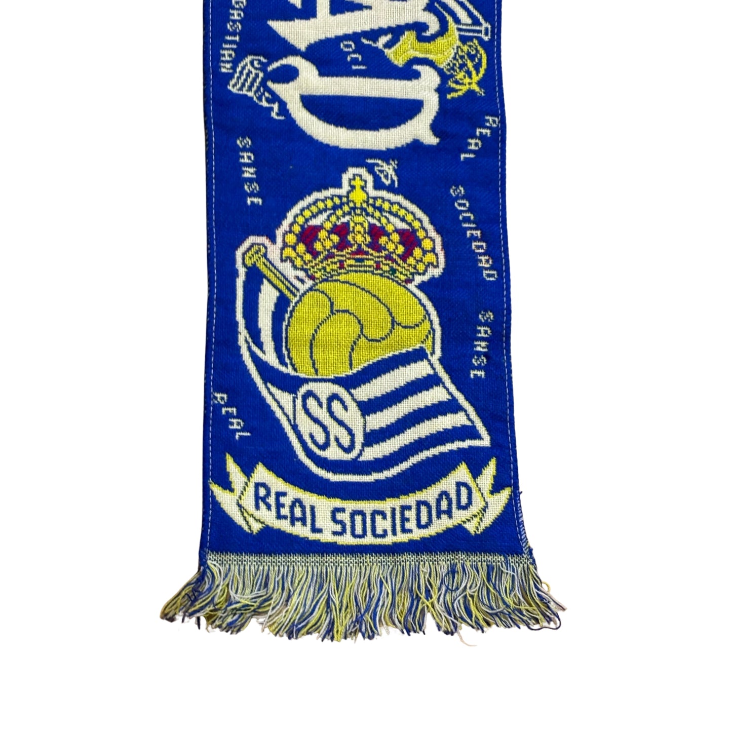 bufanda real sociedad san sebastian donostia vintage