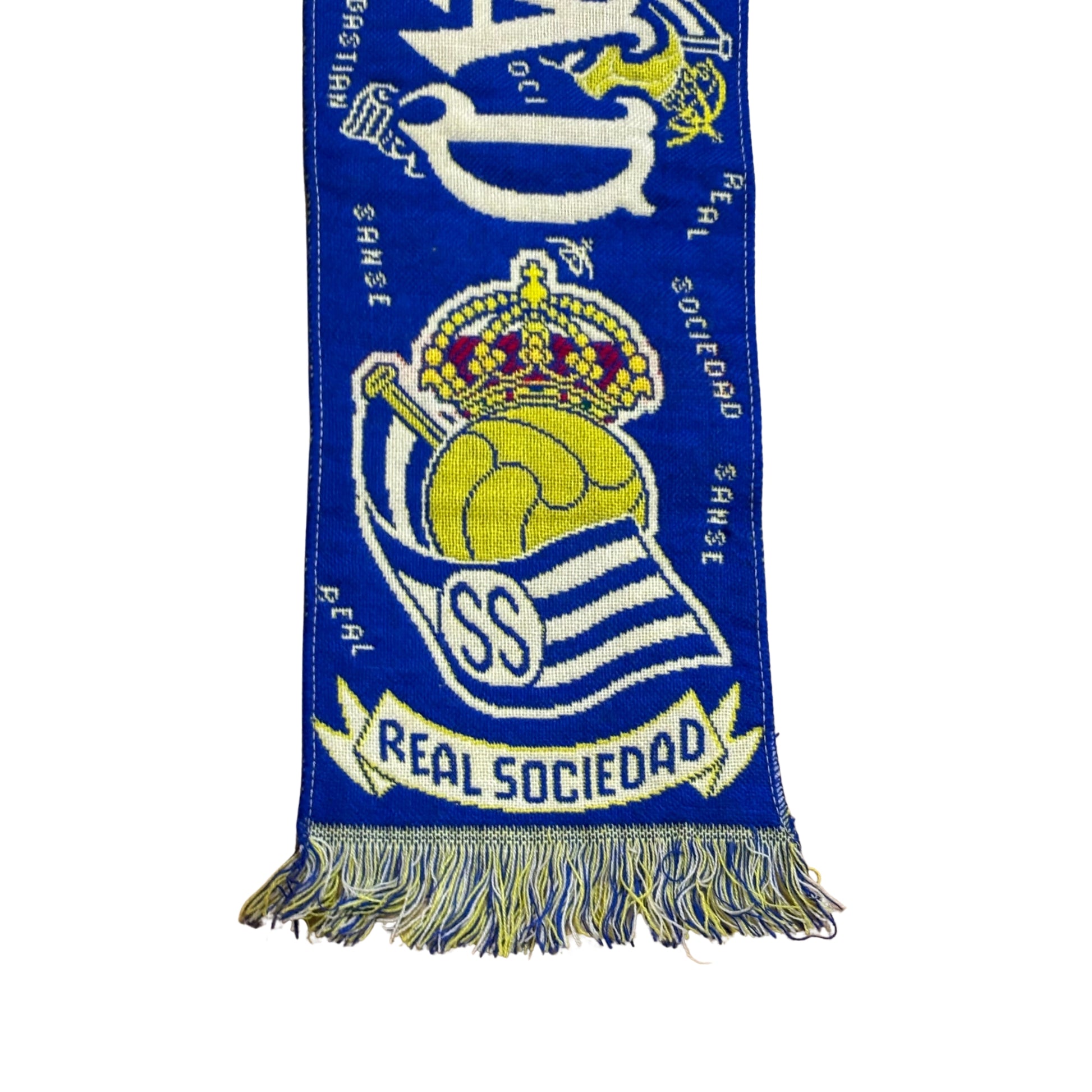 bufanda real sociedad san sebastian donostia vintage