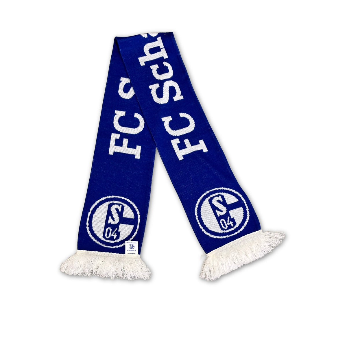 Bufanda de fútbol oficial FC Schalke 04 azul clásica