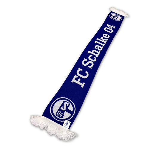 Bufanda de fútbol oficial FC Schalke 04 azul clásica