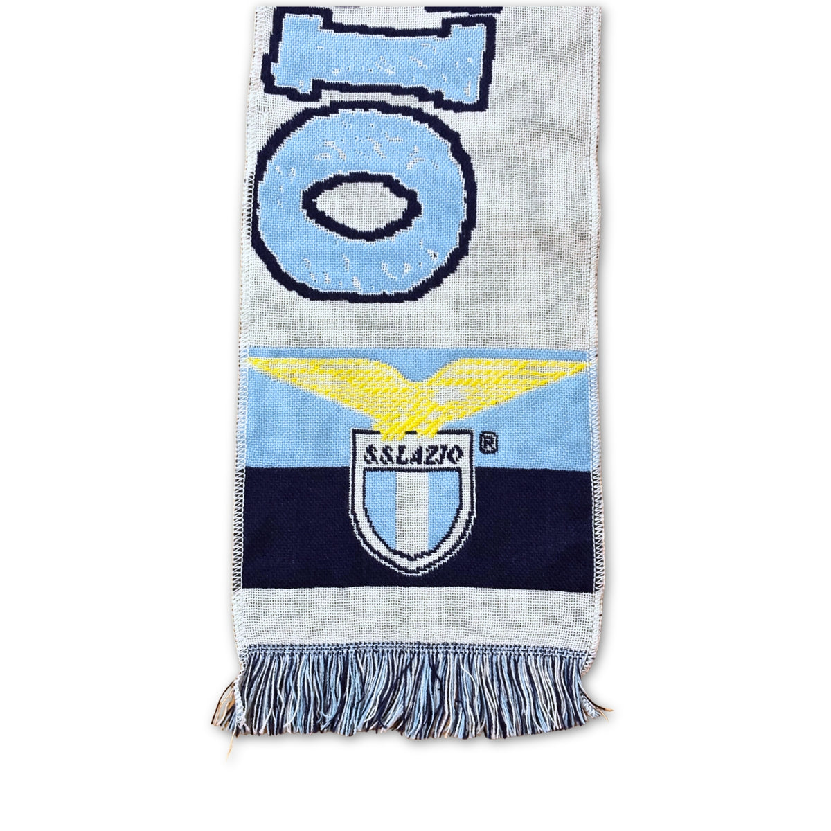 Bufanda de fútbol oficial SS Lazio blanca