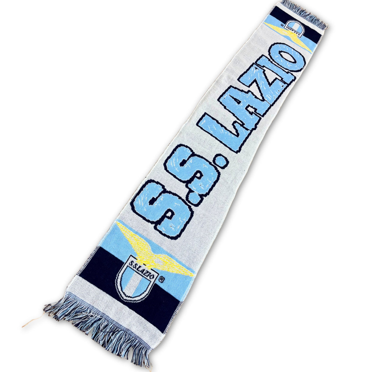Bufanda de fútbol oficial SS Lazio blanca