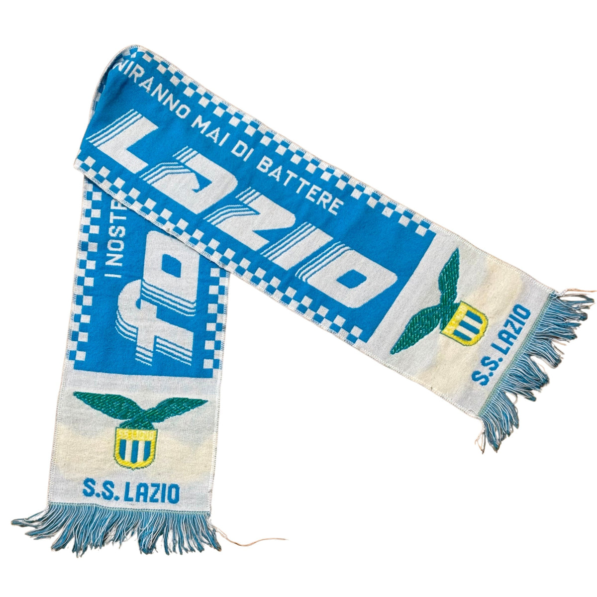 bufanda-ss-lazio-sciarpa-calcio-futbol-vintage-