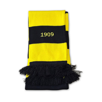 Bufanda de fútbol Borussia Dortmund franjas amarillas y negras 1909
